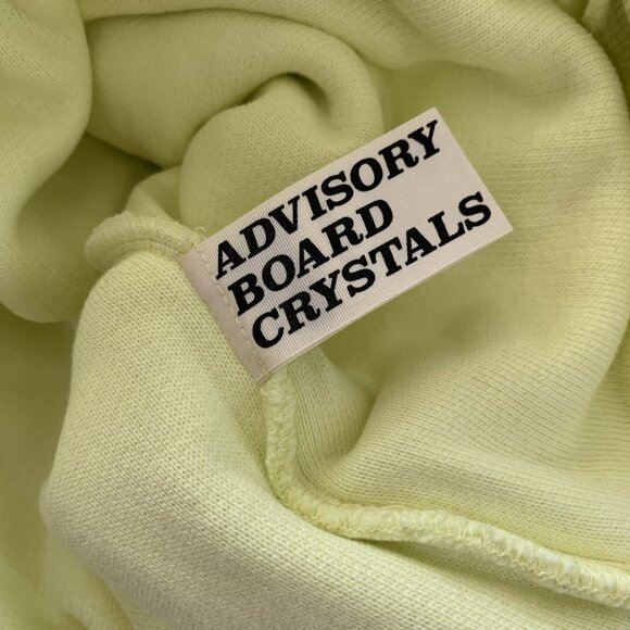 Advisory Board Crystals ABC. 123 Pullover Hoodie Sulphur Yellow Large NWT - Picture 9 of 10
